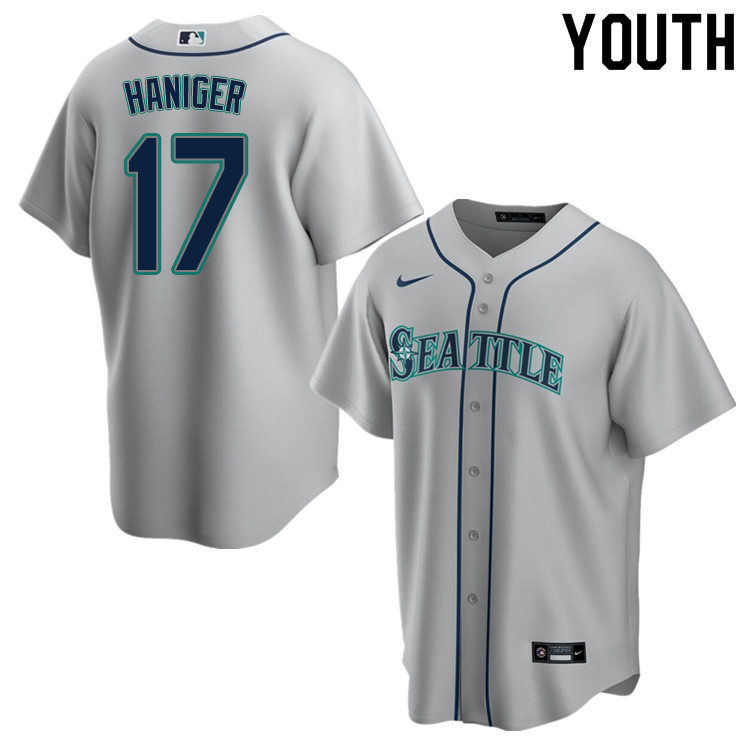 Nike Youth #17 Mitch Haniger Seattle Mariners Baseball Jerseys Sale-Gray